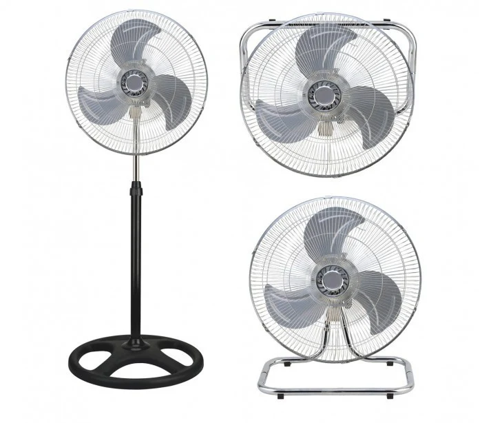 Ventilateur VIP-45PLUS Colonne SDS 3 en 1 pour table et mur pales de 45cm