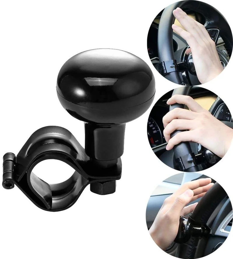 Allride Pommeau pour volant universel 031569 charbon plus de confort 10 cm