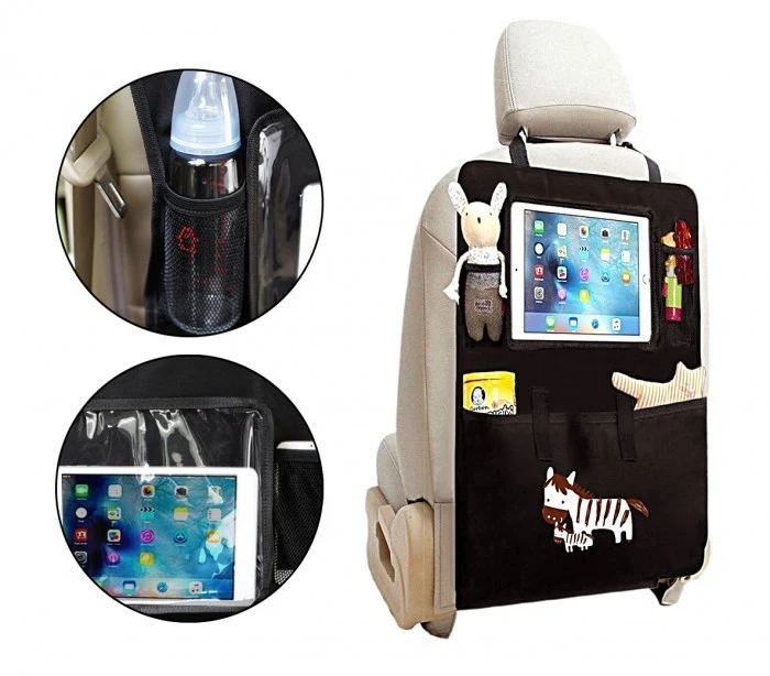 4222 Organisateur voiture multipoche avec poche transparent pour tablette