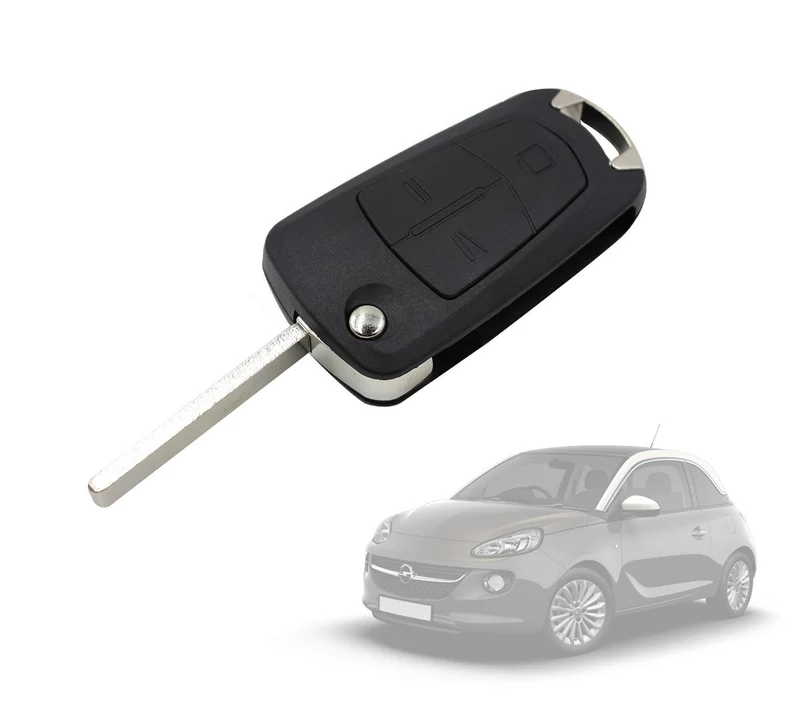 Coque de clé de verrouillage télécommande 3 boutons à distance pour voiture Opel