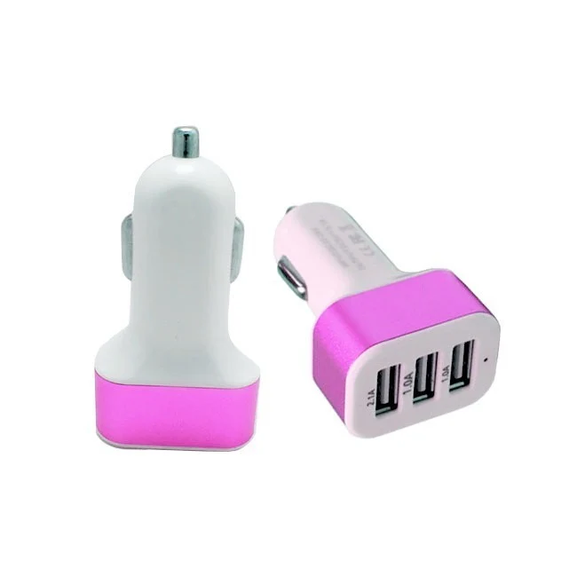Adaptateur allume cigare 3 ports USB - voiture - télèphone ordinateur gps