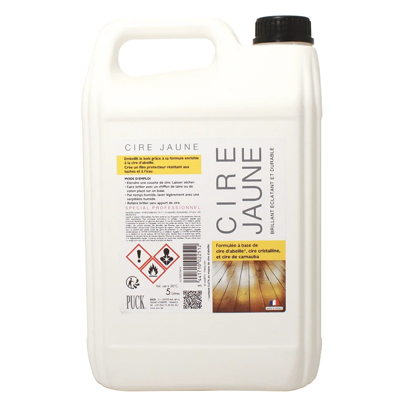 CIRE JAUNE PUCK 5L