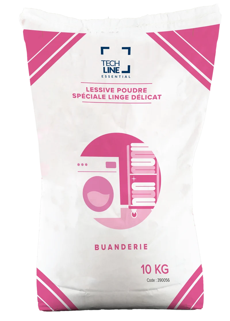 LESSIVE POUDRE POUR LINGE DELICAT TECHLINE 10KG