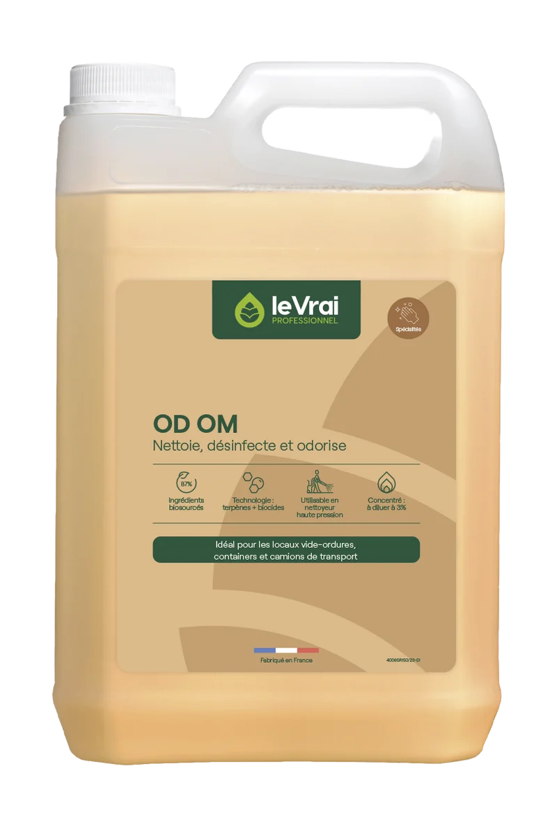 DESINFECTANT MATERIEL ET LOCAUX DECHETS ODOM LE VRAI PROFESSIONNEL 5L