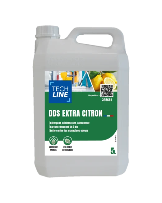 DETERGENT DESINFECTANT SURODORANT DDS EXTRA TECHLINE CITRON 5L