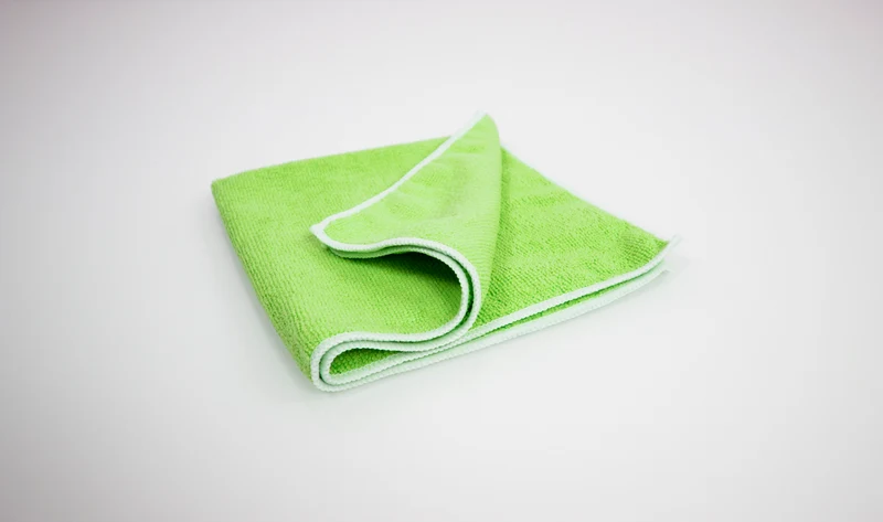LAVETTE BOUCLEE MICROFIBRE LIGHT MULTI USAGES 40X40CM VERT X5