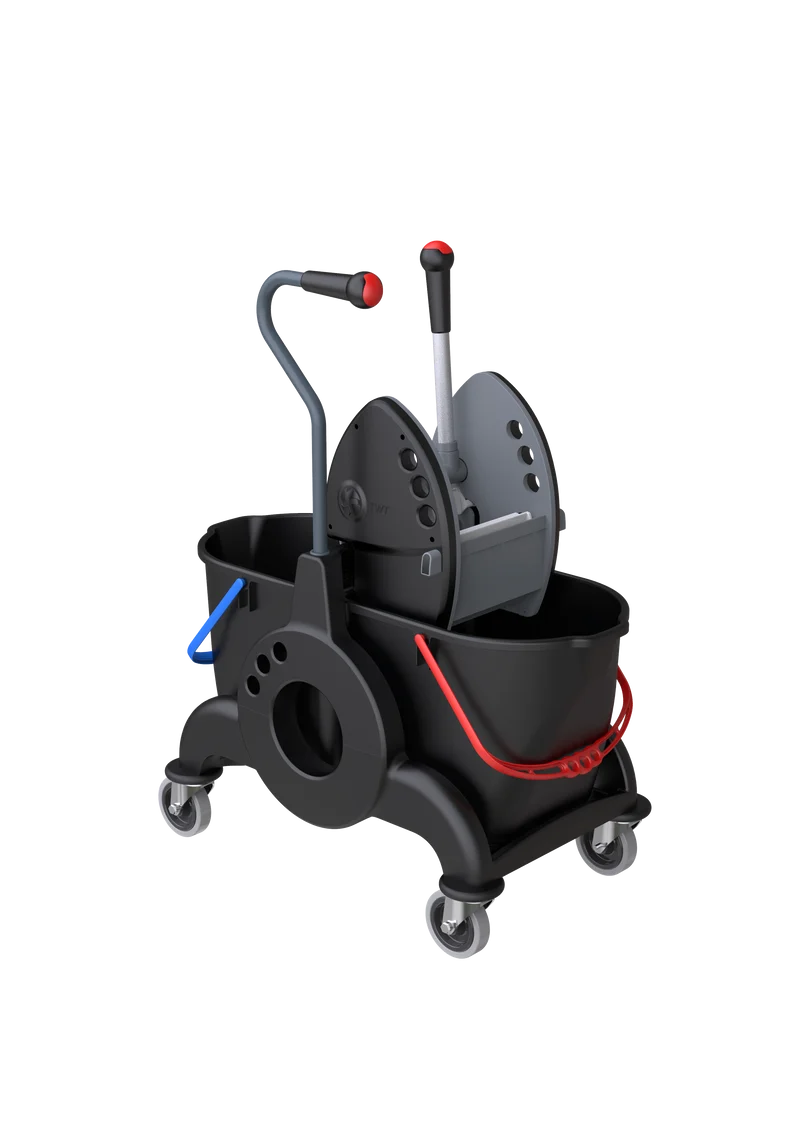 CHARIOT DE LAVAGE RECYCLE DOUBLE SEAUX TECHLINE 2X15L