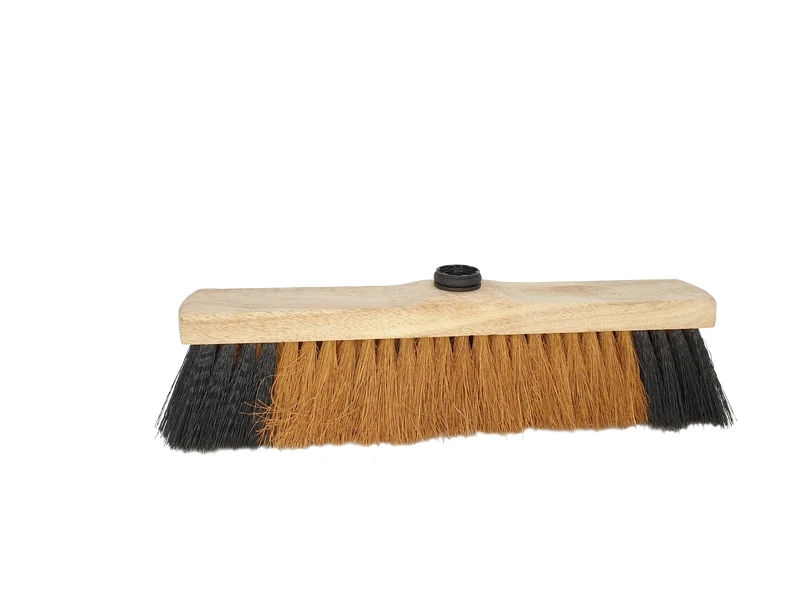 BALAI 38CM DOUILLE DROITE FIBRES COCO RENFORT MOUSTACHE