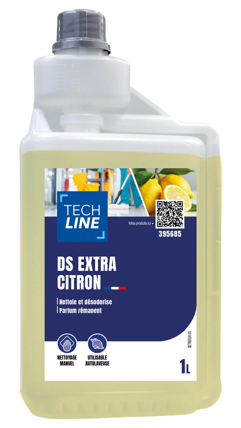 DETERGENT SURODORANT DS EXTRA CITRON TECHLINE 1L DOSEUR