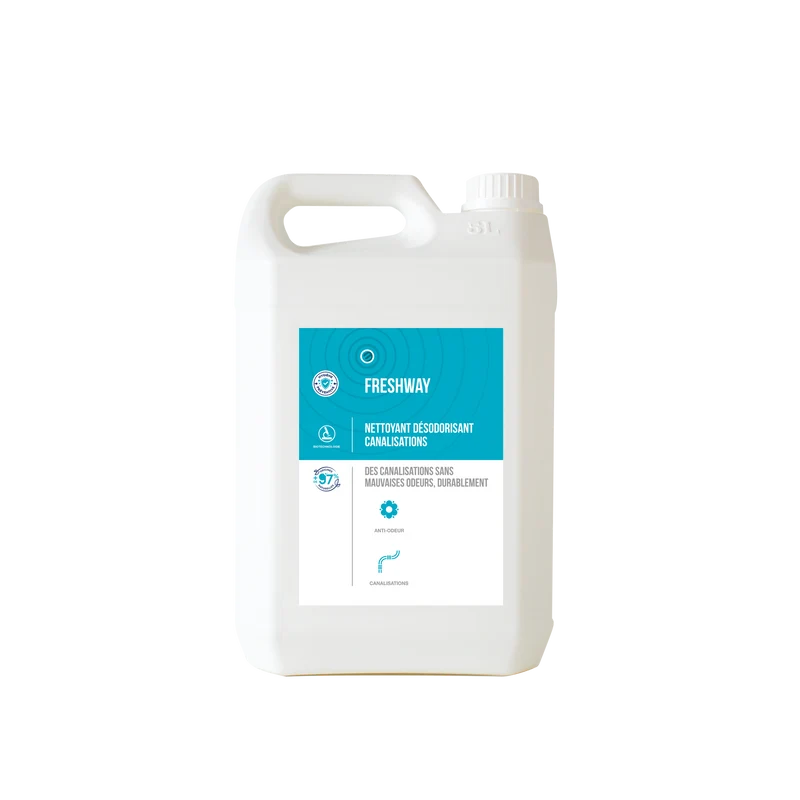NETTOYANT DESODORISANT PROBIOTIQUE POUR SURFACES ET CANALISATIONS FRESHWAY 5L