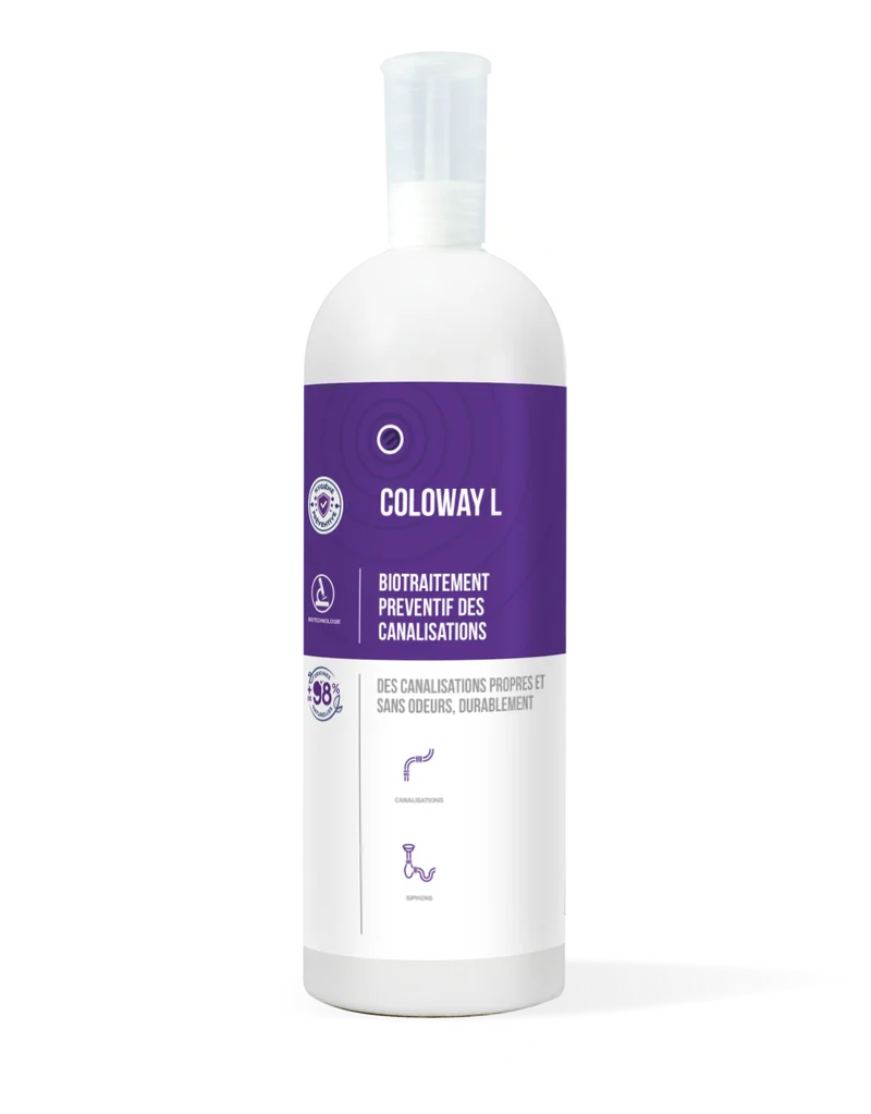 DEBOUCHEUR CANALISATION PREVENTIF PROBIOTIQUE COLOWAY L 1L