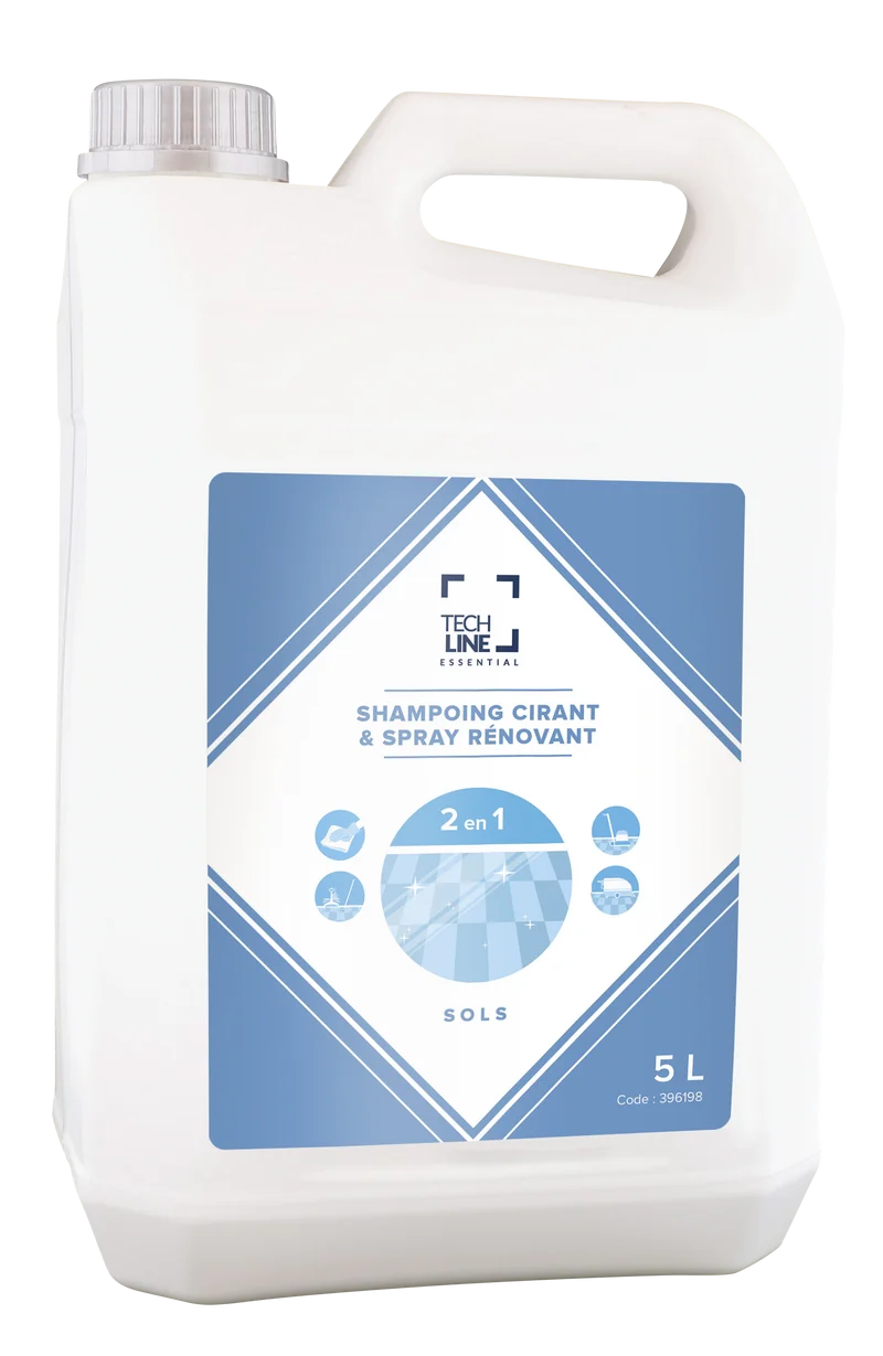 SHAMPOING CIRANT & SPRAY RÉNOVANT 2 EN 1 TECHLINE 5L