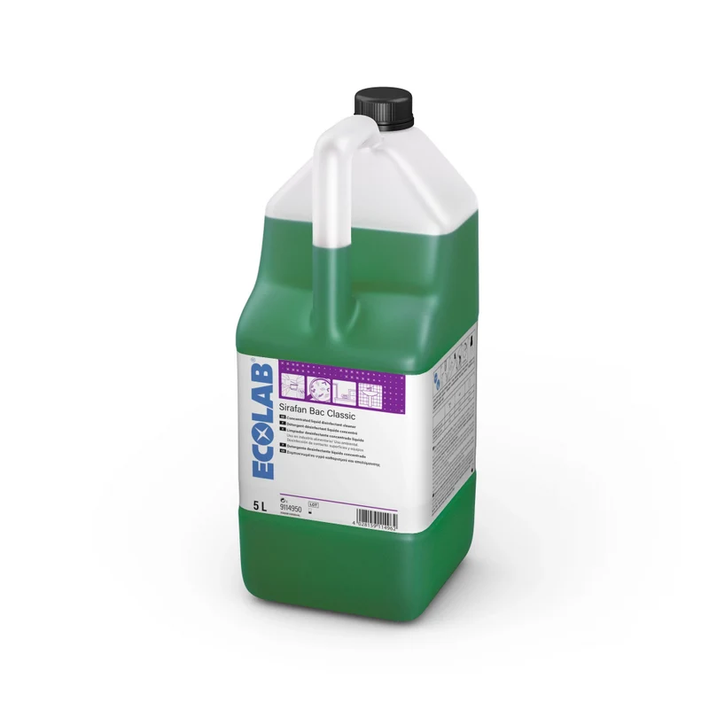 DÉTERGENT DÉSINFECTANT CONCENTRE ALIMENTAIRE SIRAFAN BAC CLASSIC 5L
