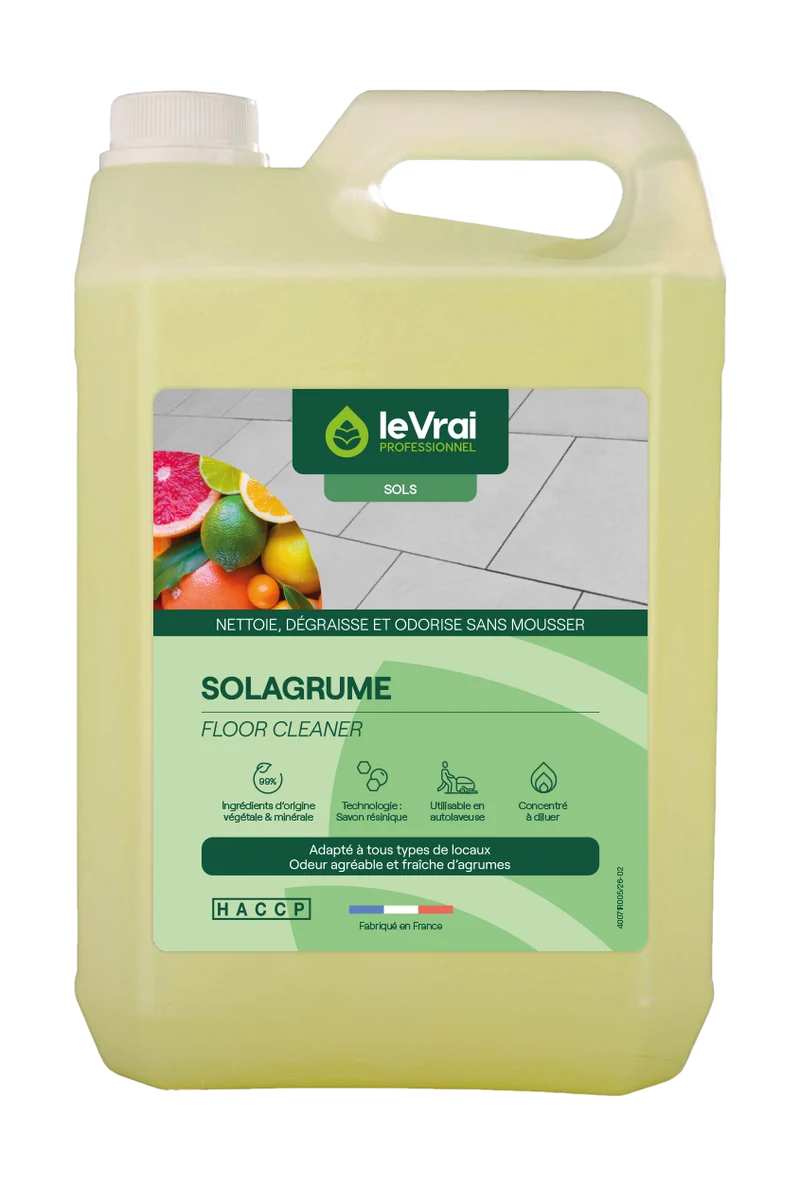 NETTOYANT ODORISANT MULTI USAGES LE VRAI SOLAGRUME 5L
