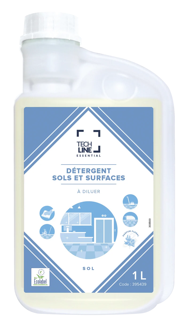 DETERGENT SOLS ET SURFACES TECHLINE 1L
