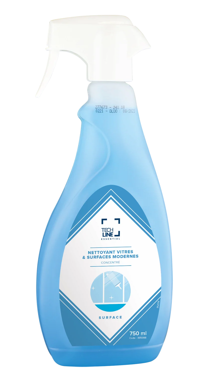 NETTOYANT CONCENTRE VITRES TECHLINE 750ML