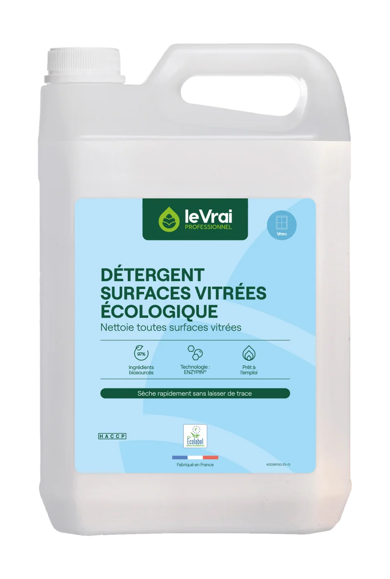 NETTOYANT VITRES ET SURFACES LE VRAI PROFESSIONNEL ECOLABEL EU 5L
