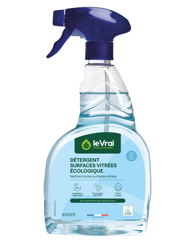 NETTOYANT VITRES ET SURFACES LE VRAI PROFESSIONNEL ECOLABEL EU 750ML