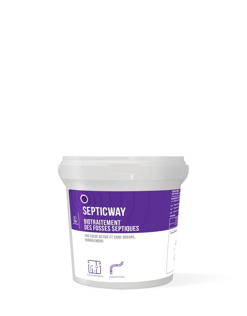 DOSE HYDROSOLUBLE PROBIOTIQUE FOSSE SEPTIQUE SEPTICWAY POT 12X80G