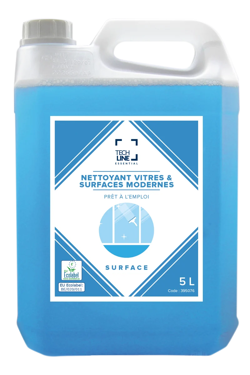 NETTOYANT VITRES ET SURFACES MODERNES TECHLINE ECOLABEL EU 5L