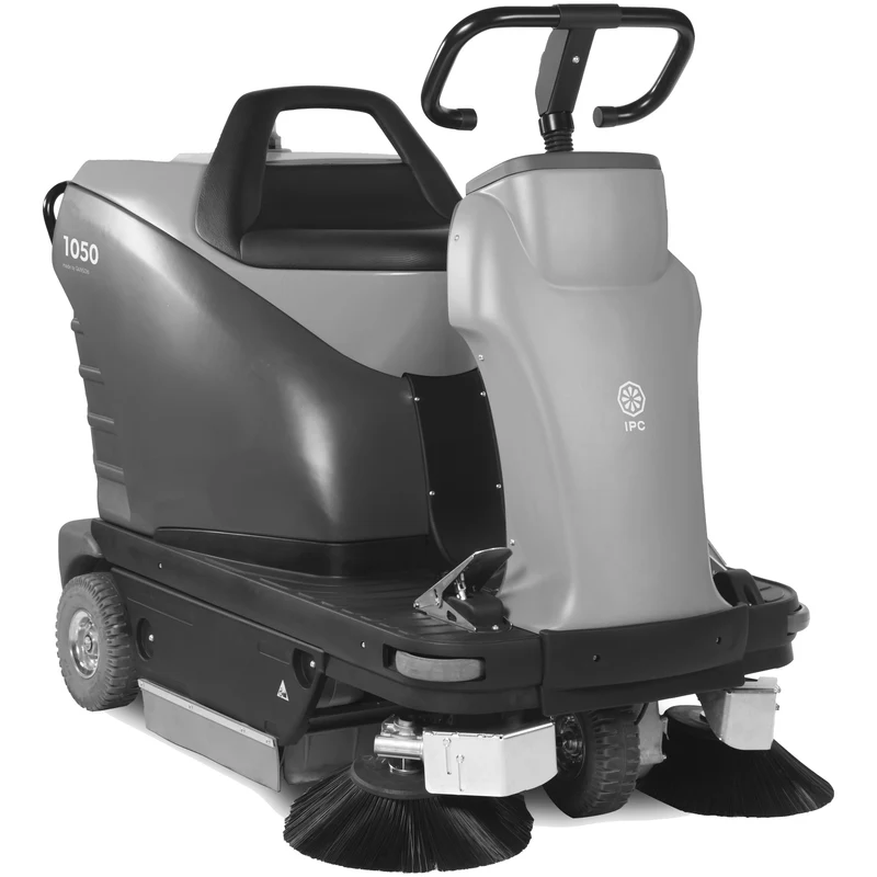 Occasion - Aufsitzkehrsaugmaschine IPC-Gansow 1050 DP - nachhaltige Hybridtechnik