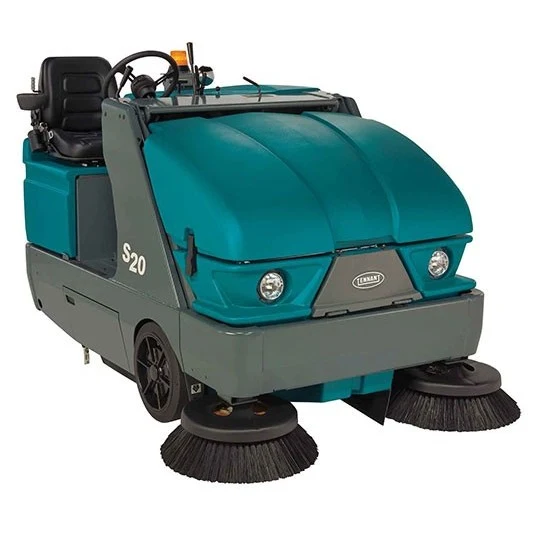 Mit Service-Garantie. Industrie-Aufsitzkehrsaugmaschine Tennant S20