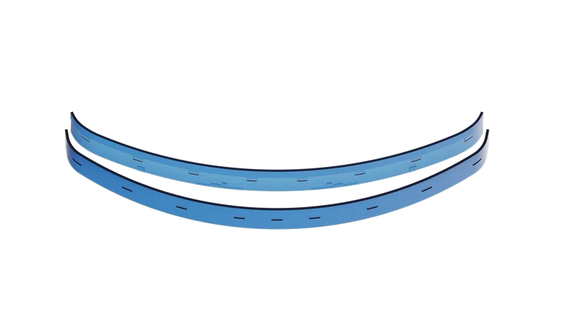 Lamelles bleues caoutchouc pour autolaveuse Pudu SH1 - pack de 2