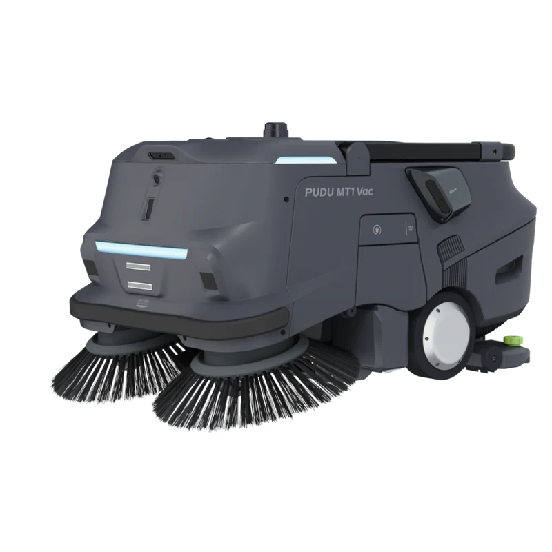 PUDU MT1 VAC : un robot de nettoyage professionnel combinant balayage et aspiration