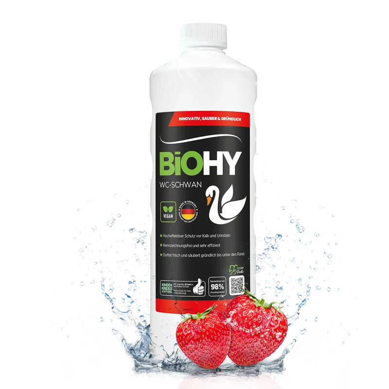 BiOHY Cygne WC, nettoyant pour toilettes, canard WC, nettoyant pour toilettes