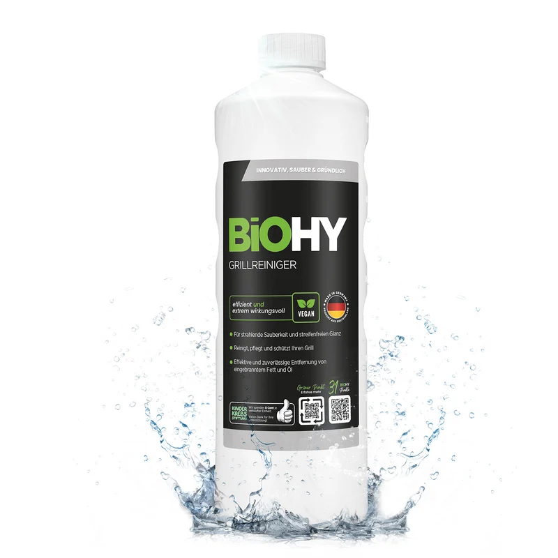 BiOHY nettoyant pour barbecue, nettoyant pour barbecue à gaz, nettoyant pour BBQ, nettoyant pour grille de barbecue