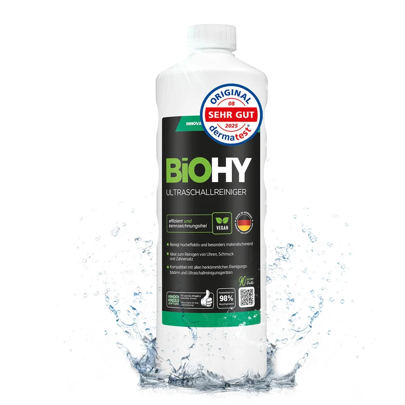 BiOHY Nettoyeur à ultrasons, Nettoyeur de bain à ultrasons, Nettoyeur pour appareil à ultrasons
