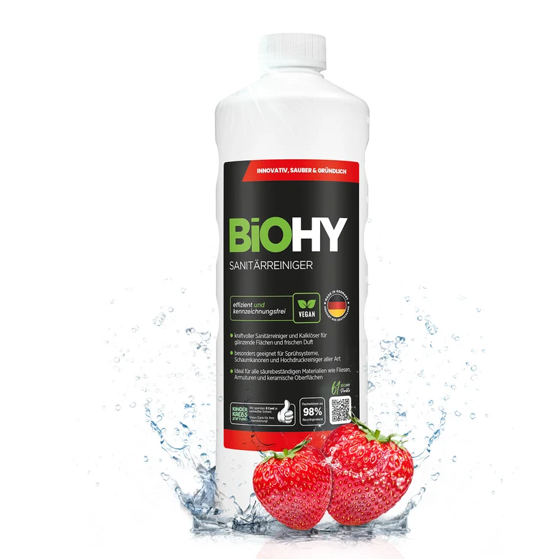 BiOHY nettoyant sanitaire, nettoyant salle de bain, détartrant, nettoyant salle de bain