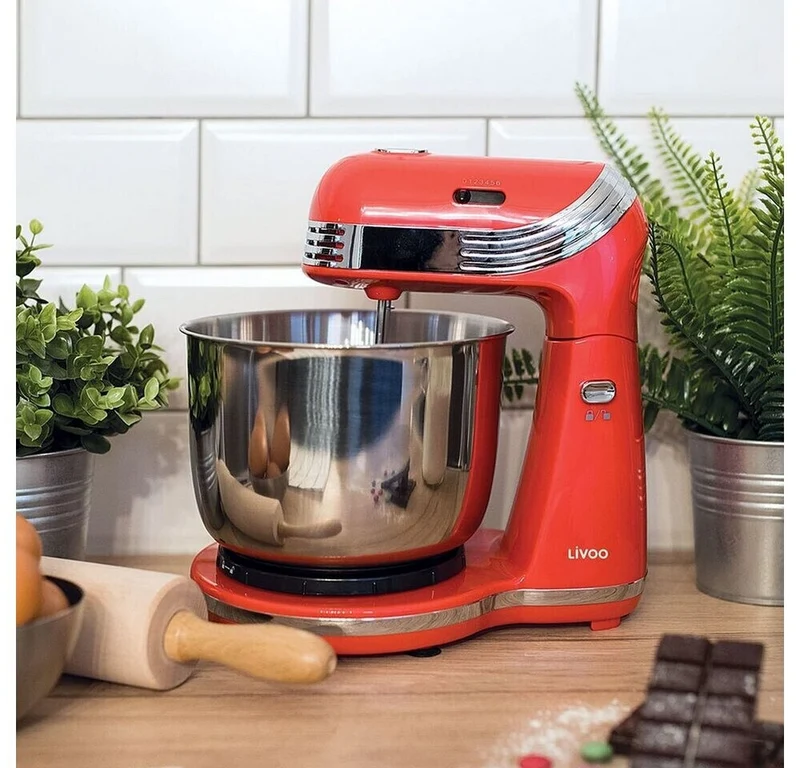 LIVOO ROBOT PATISSIER 3L -250W ROUGE