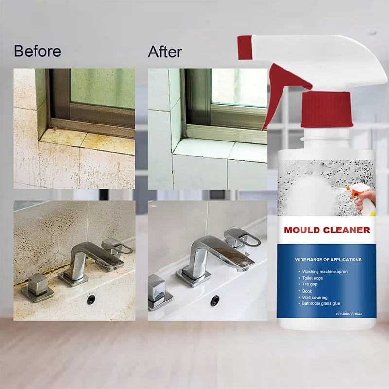 Mold and Mildew Remover for Walls, Home Cleaning Spray, 60 ml Treatment