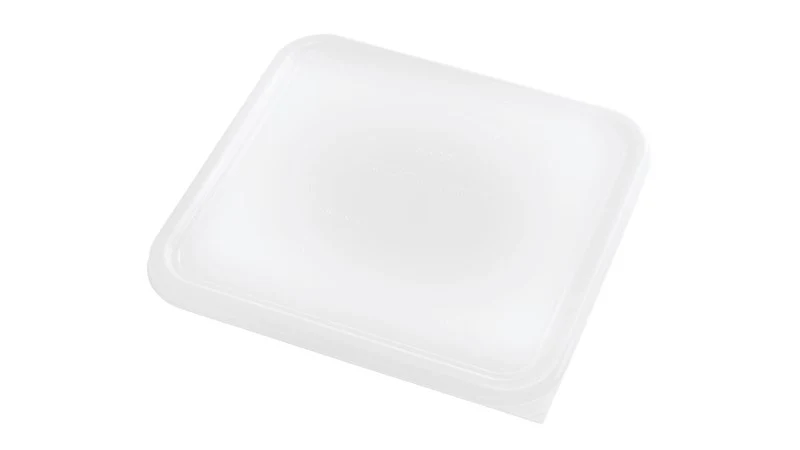 Deckel für viereckige platzsparende Behälter weiss