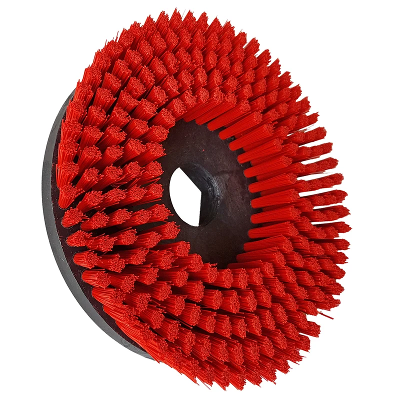 Schrubbürste rot