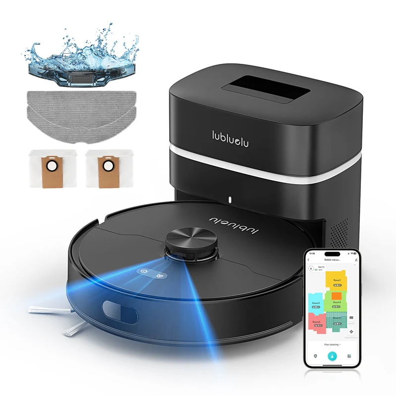 lubluelu L50 Max 7500Pa Robot Vacuum with Dual Anti-Tangle System