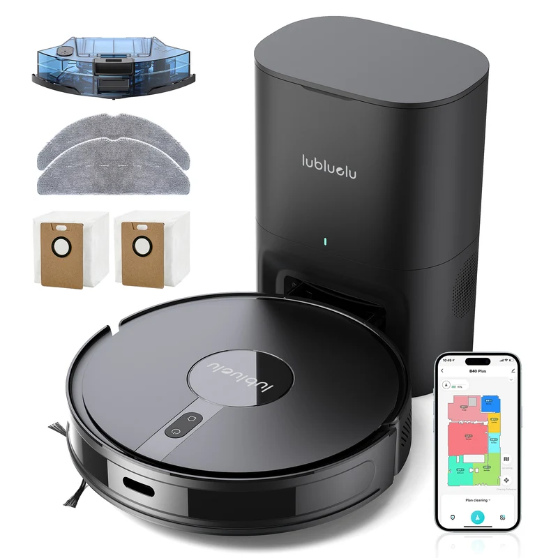 lubluelu B40 Plus Robot Vacuum with 2.5L Automatic Suction Station