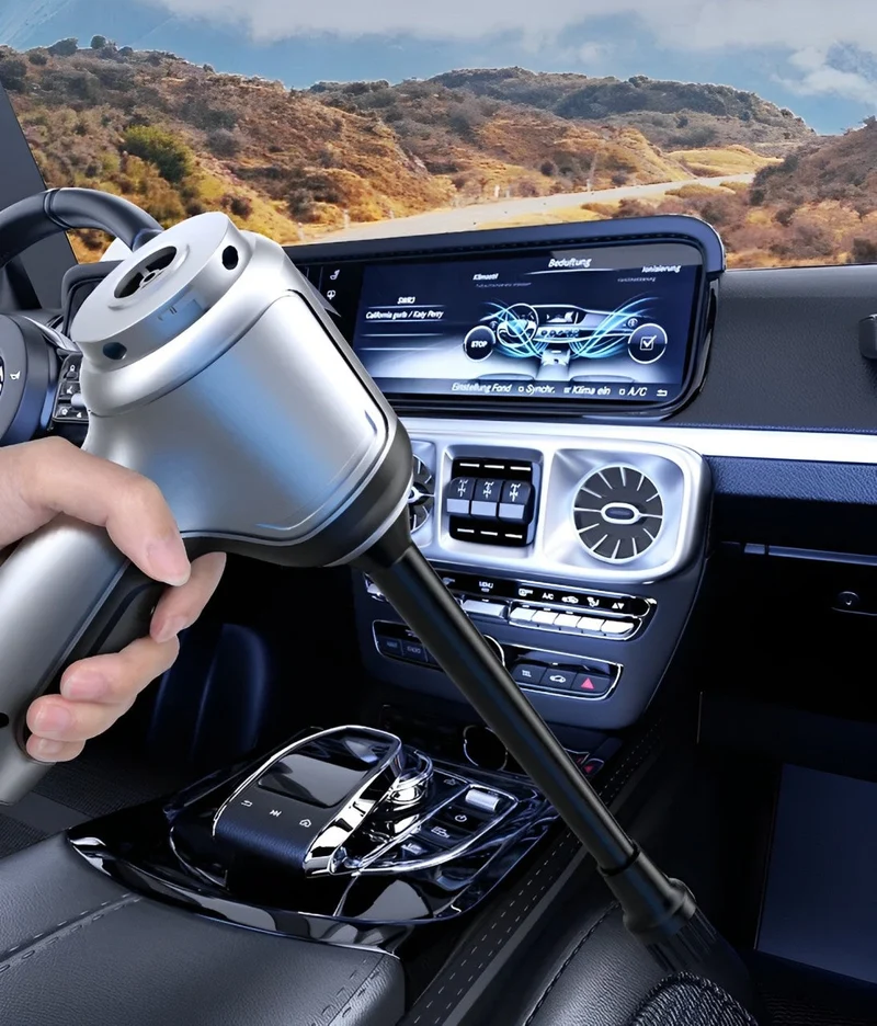 Cordless handheld vacuum cleaner with strong suction power and accessories