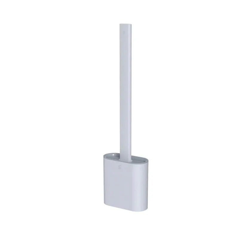 Flexible hygienic silicone toilet brush