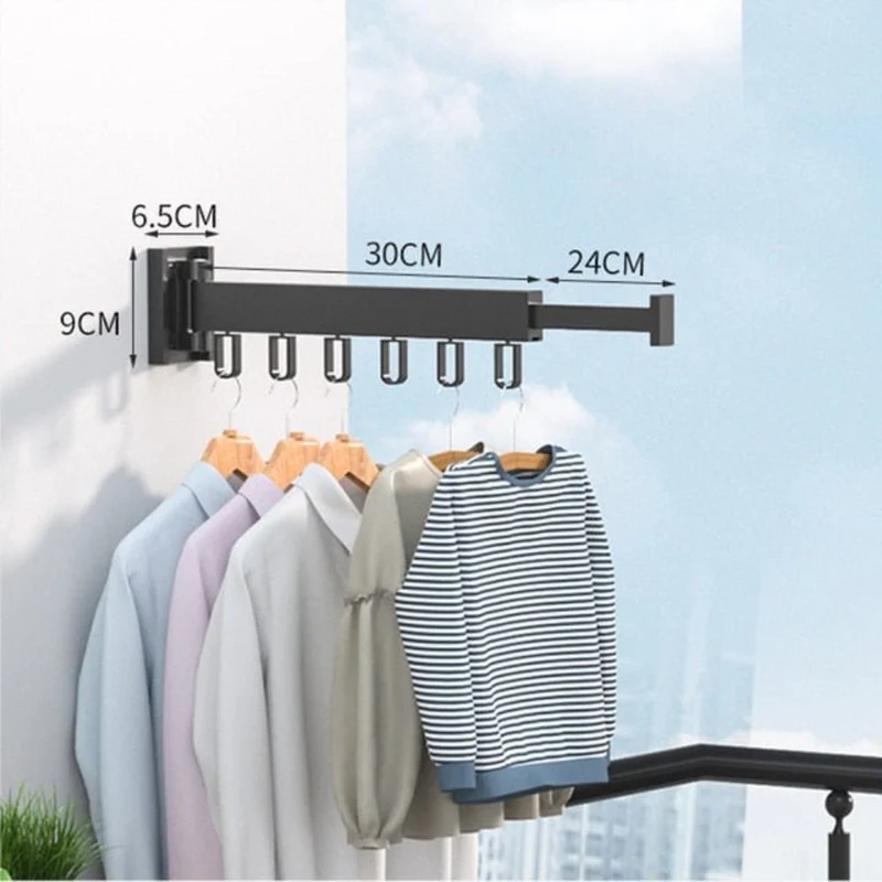 Practical Foldable Wall-Mounted Clothes Dryer