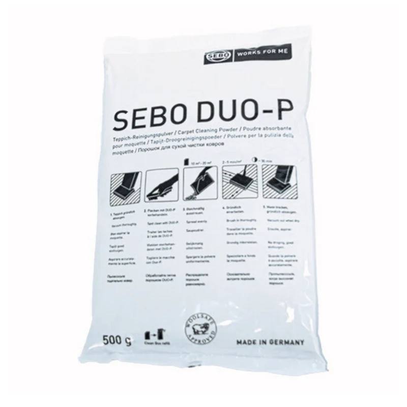 SEBO DUO-P Carpet Cleaning Powder – 500g