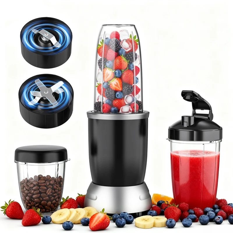 Teendow - Personal Blender 25000RPM Smoothie Blender Maker for Shakes and Smoothies with 3 Portable Cups for Frozen Drinks,Juice