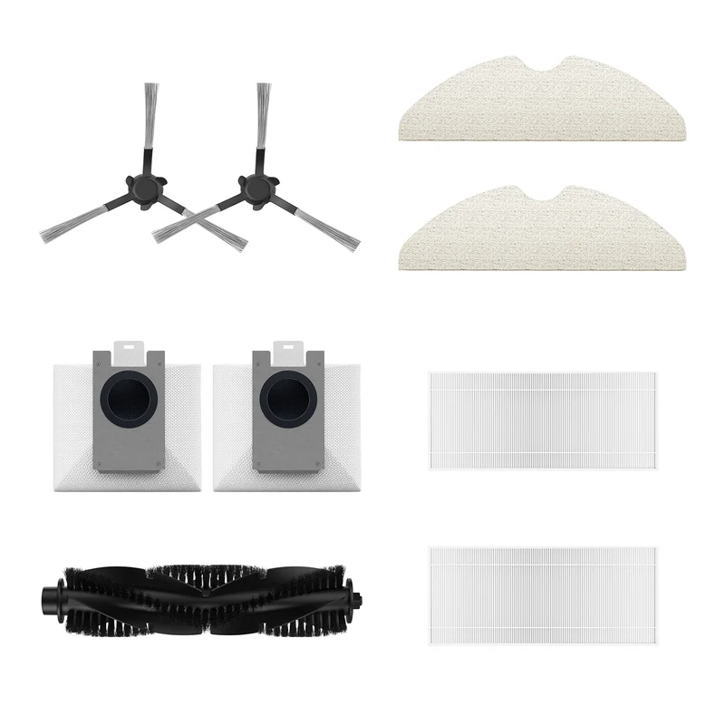 9 Packs Replacement Parts For Teendow D20SMAX+ Robot Vacuum