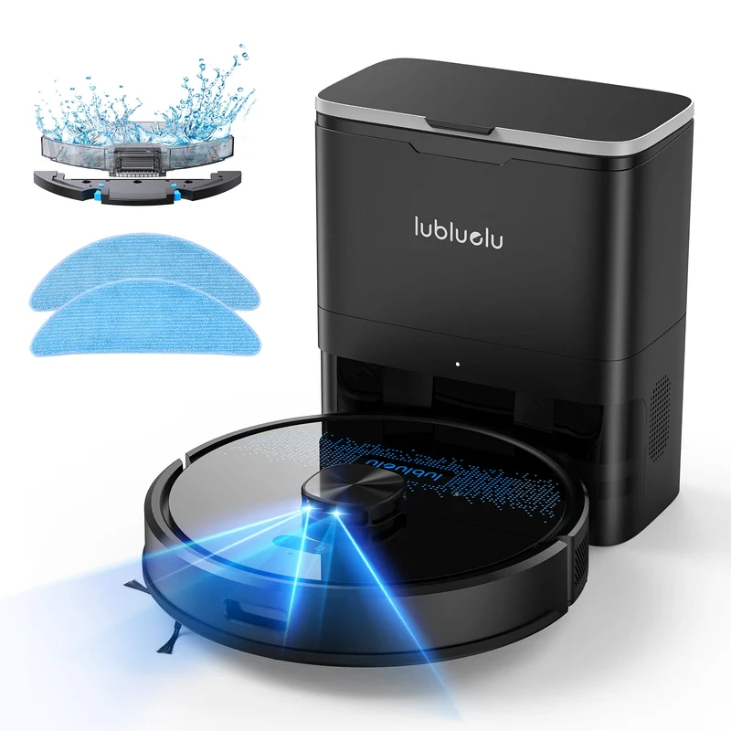 lubluelu SL60 Max+ Robot Vacuum with 2.5L Automatic Suction Station