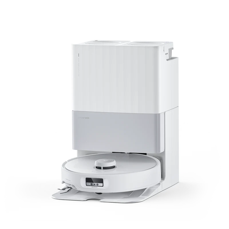 Roborock Qrevo Edge Robot Vacuum with Multifunctional Dock - White