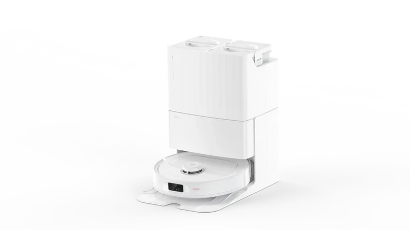 Roborock Qrevo MaxV Robot Vacuum with Multifunctional Dock - White